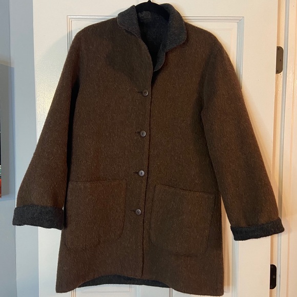 J.JILL reversible alpaca/wool jacket - Picture 2 of 6